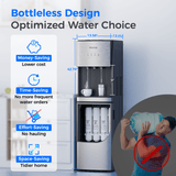 Waterdrop Y1CH Ultrafiltration Bottleless Water Cooler, Sliver