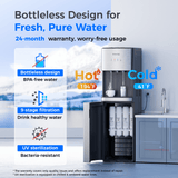 Waterdrop Y1CH Ultrafiltration Bottleless Water Cooler, Sliver