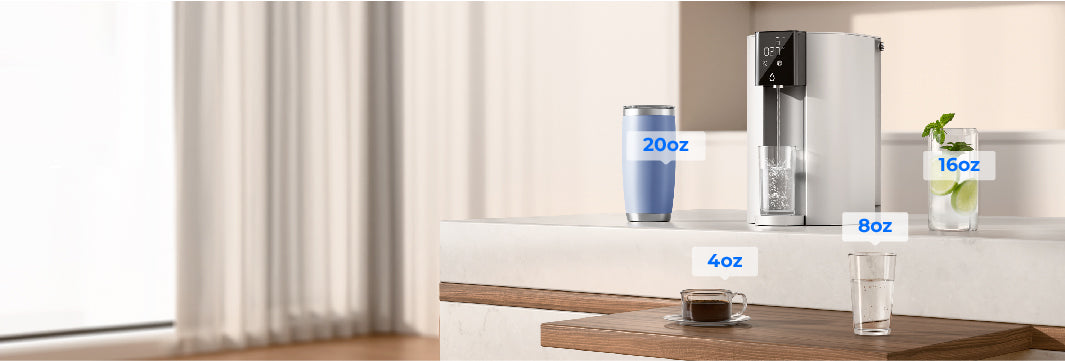 5 Water Volume Options