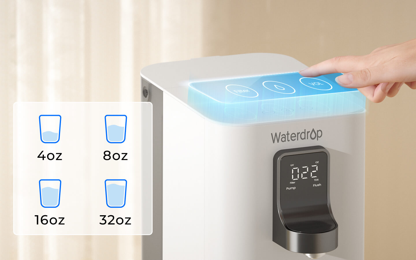 Customizable Water Volume