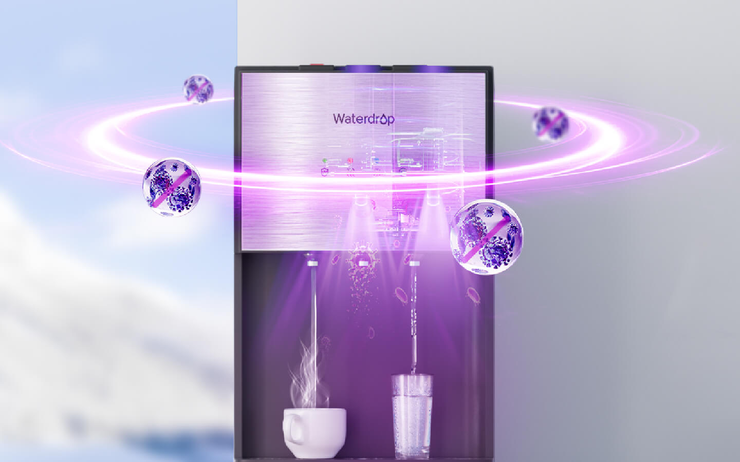 Dual UV Sterilization, Always Pure