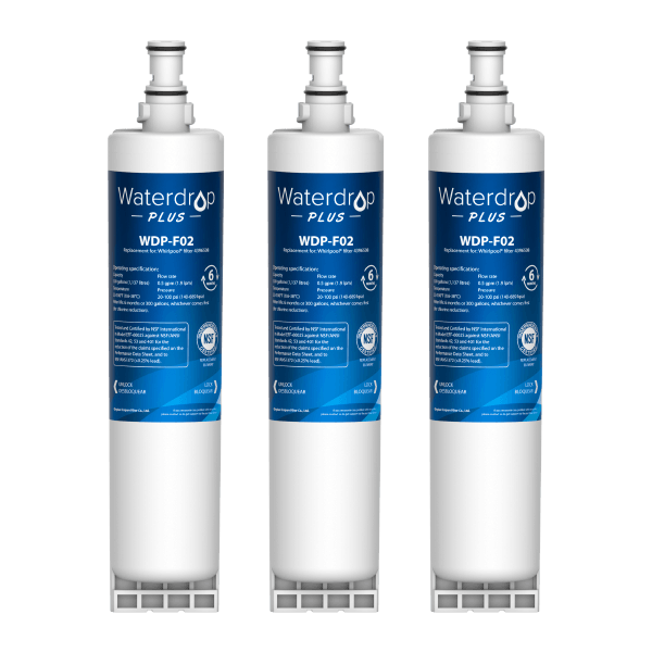 Waterdrop Replacement for Whirlpool Water Filter 4396510 4396508, NSF 401, 53, 42, 372