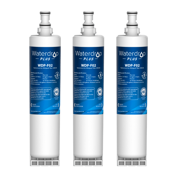 Waterdrop Replacement for Whirlpool ®Water Filter 4396510 4396508, NSF 401, 53, 42, 372