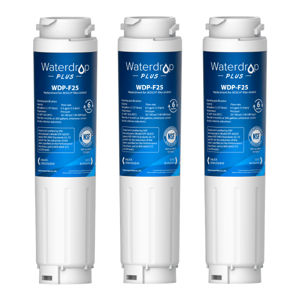 Waterdrop Replacement for Bosch Ultra Clarity 644845 Refrigerator Water Filter