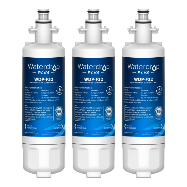 Waterdrop Replacement for LG® Fridge Water Filter LT700P® ADQ36006101