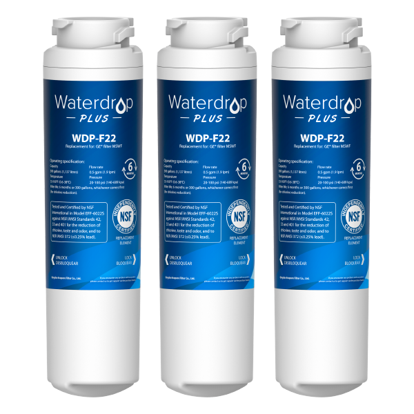 Waterdrop Replacement for GE® Fridge Water Filter MSWF