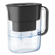 Waterdrop 200-Gallon Long-Life Lucid 10-Cup Water Filter Pitcher, NSF Certified, 5X Times Lifetime, Reduces TDS, PFAS, PFOA/PFOS, Chlorine, BPA Free, Black
