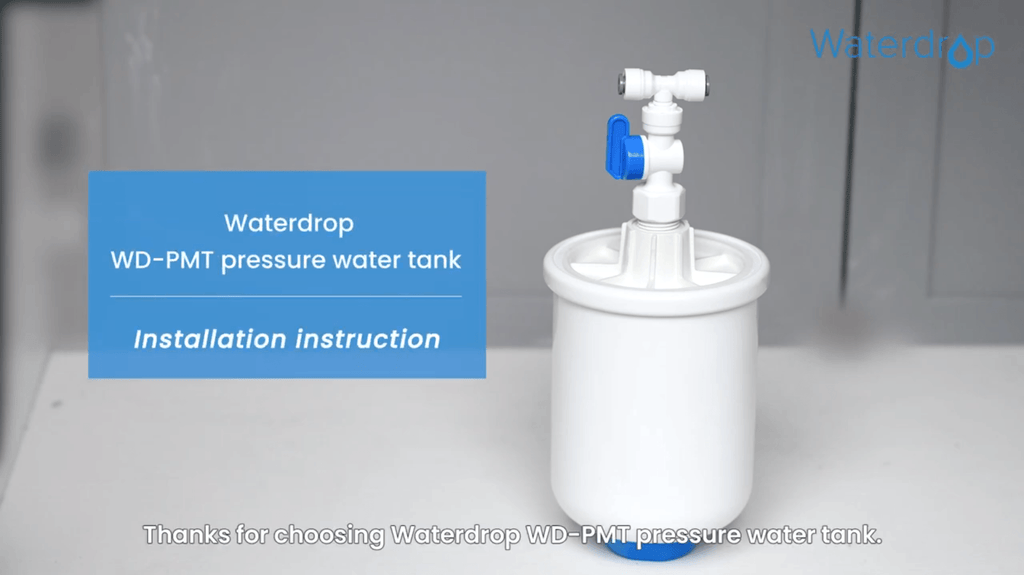 600GPD Under Sink RO System With Small Water Pressure Tank- Waterdrop D6