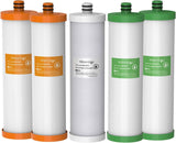 Waterdrop H9 Replacement Filter, 1-Year Combo, Pack of 2 WD-H9-P1, 1 WD-H9-C2, 2 WD-H9-P3