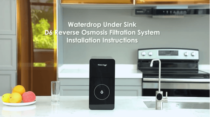600GPD Under Sink RO System With Small Water Pressure Tank- Waterdrop D6