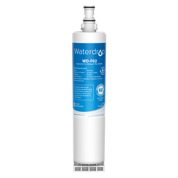 Waterdrop Replacement for Whirlpool ®4396508 4396510 Refrigerator Water Filter, NSF 42, 372