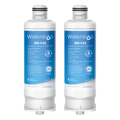 Waterdrop Replacement for Samsung DA97-17376B Refrigerator Water Filter