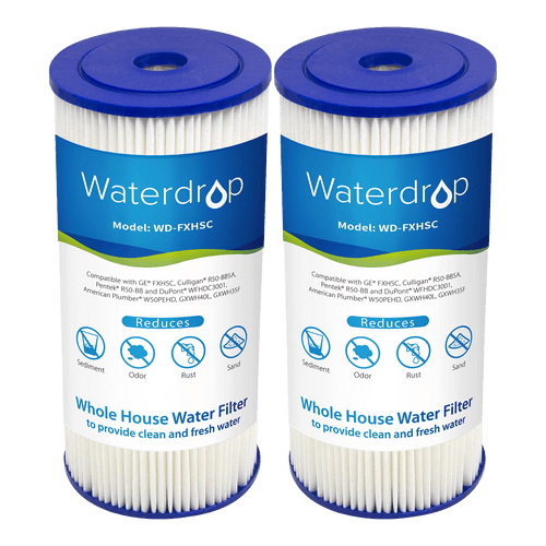 Waterdrop Replacement for GE FXHSC Culligan R50-BBSA Whole House Water Filter