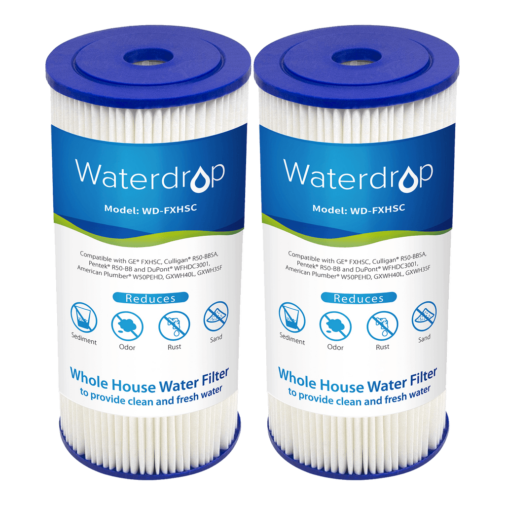 Waterdrop Replacement for GE FXHSC Culligan R50-BBSA Whole House Water Filter