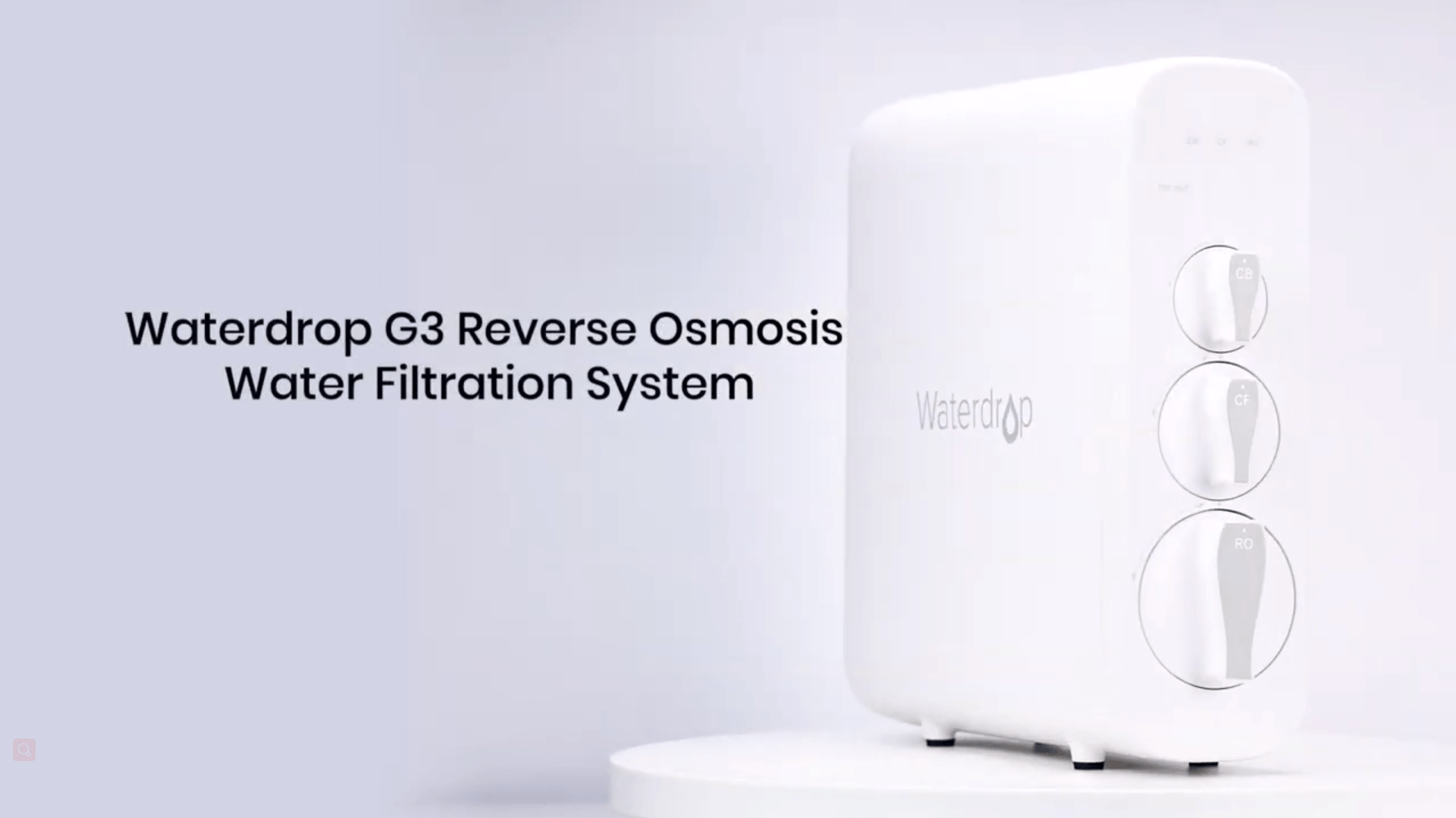 G3 Remineralization Reverse Osmosis System - Waterdrop G3-W-MZ