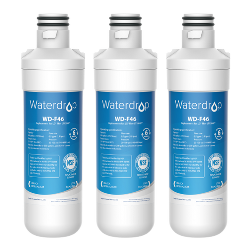 Waterdrop Replacement for LG LT1000P Refrigerator Water Filter