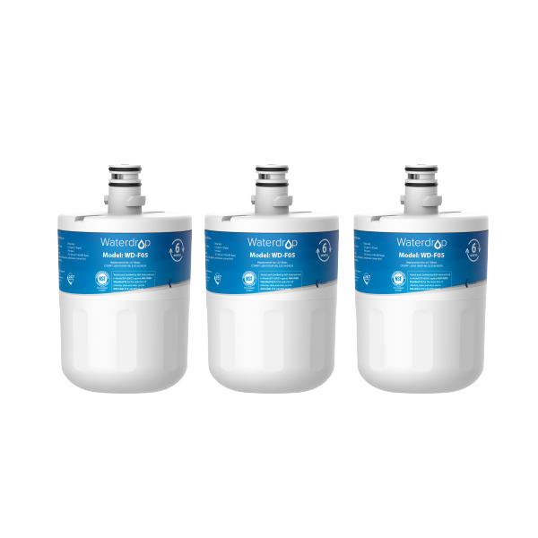 thumbnail image 2 of Waterdrop Refrigerator Water Filter 4-Pack – Replacement For LG LT500P, 5231JA2002A – Lead-Free, Coconut Carbon 2 of 6