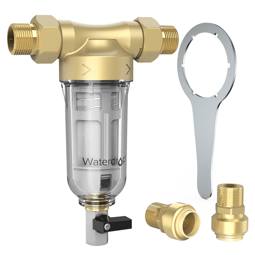 Reusable Whole House Spin Down Sediment Water Filter 50 Micron