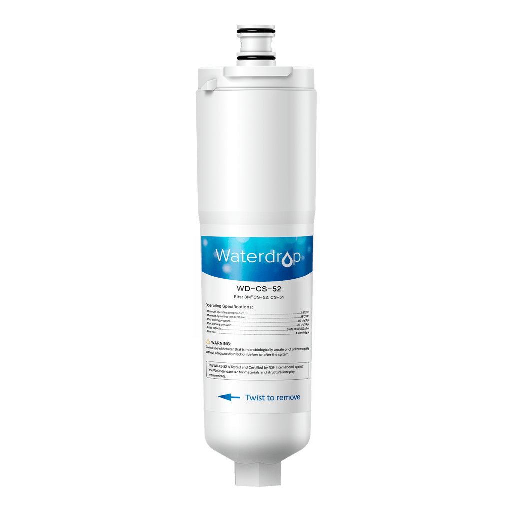 Waterdrop Replacement for 3M Cuno CS-52 Refrigerator Water Filter (4155295760466)