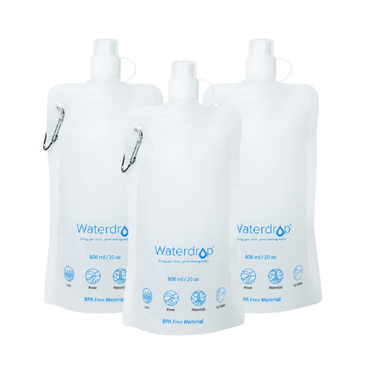 Waterdrop Collapsible Water Pouch for water filter straw