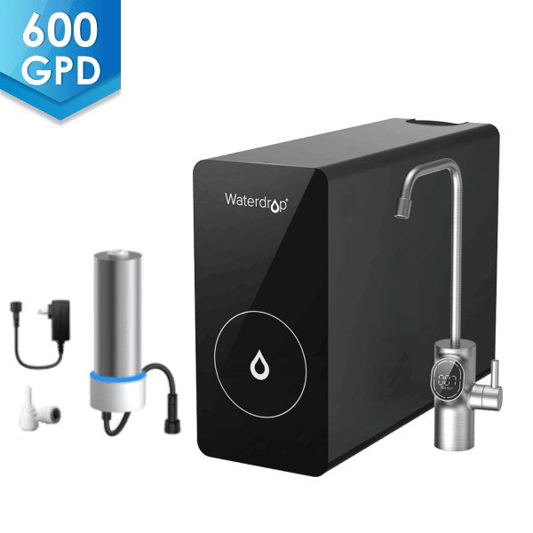 Sistema de ósmosis inversa (RO) de 600 GPD bajo fregadero con luz esterilizante UV - Thumbnail 2