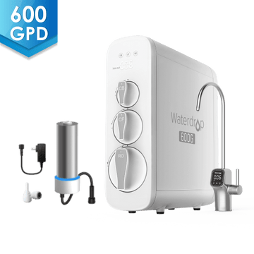 G3P600 RO System with  Extra Plus a UV Sterilizing Light - Waterdrop G3P600
