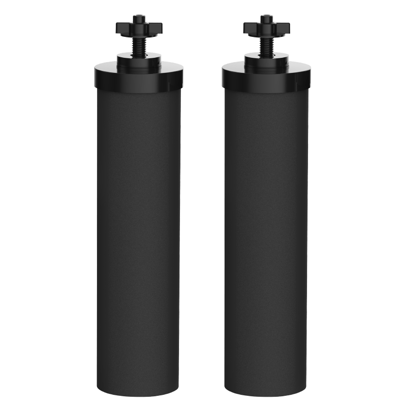 Black Elements & Fluoride Filters Replacement for Waterdrop King Tank Systems and Other Gravity-fed Filtration Systems