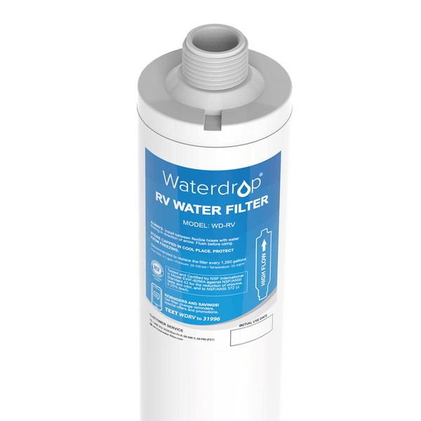 Water Filter Bringpure RV Inline 4-Pack - KDF/GAC Filter Reduces Chlorine, Lead & Fluoride Rv Essentials