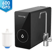 600GPD Under Sink RO System With Small Water Pressure Tank- Waterdrop D6